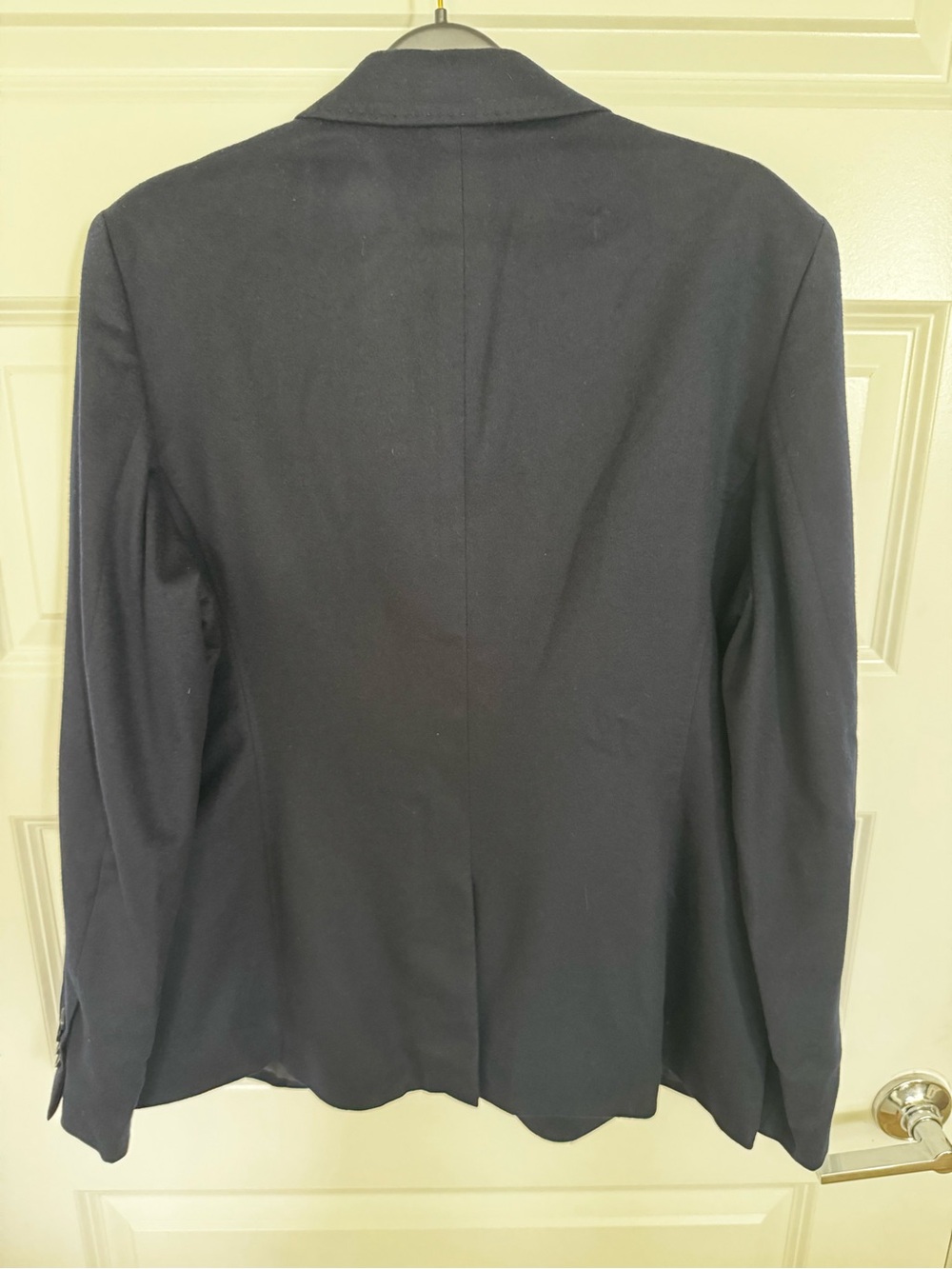 Navy Brook’s Brother’s 100% Cashmere Women’s Blazer. Sz 12 - Picture 3 of 9